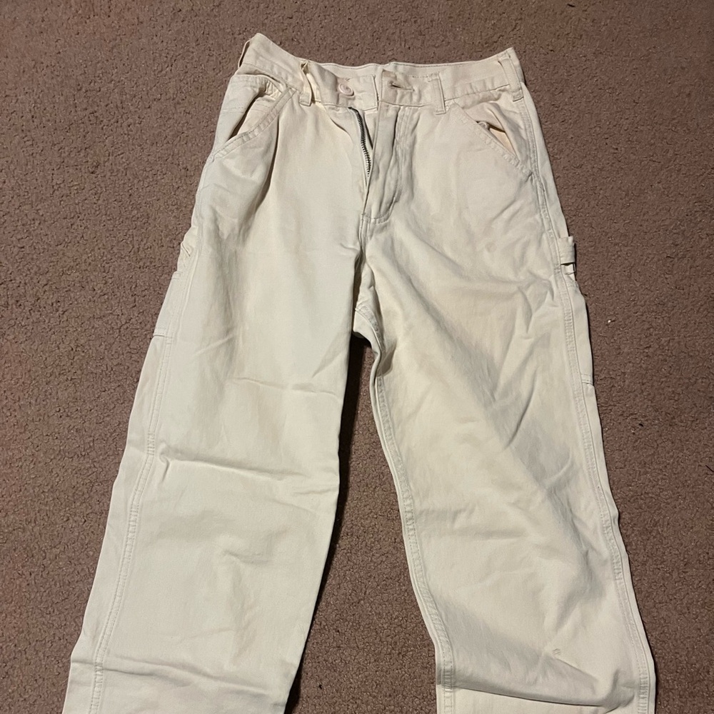 Brandy Melville/John Galt Cream Cargo pants